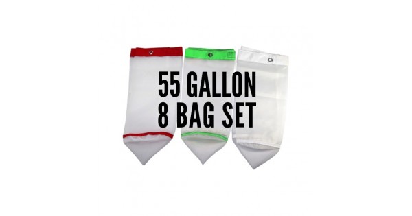 10 Gallon All Mesh Bubble Bags 8 Set